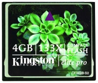 Kingston 4GB CF Card (CF/4GB-S2)